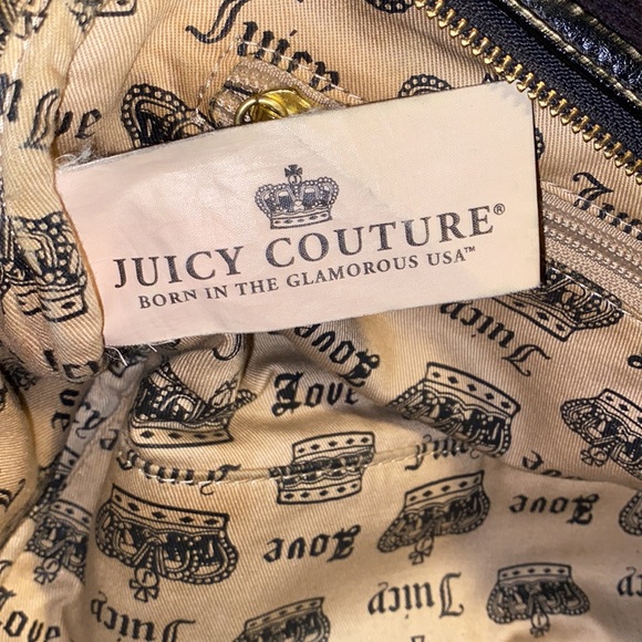 SOLD | Juicy Couture Black Velour Purse Vintage Y2K! - Picture 4 of 5